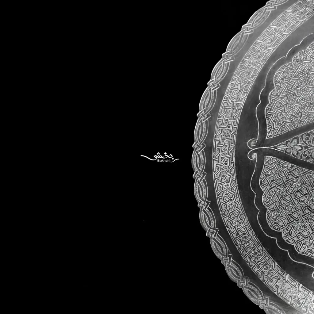 شیرینی خوری نقره پایه کوتاه تبریز