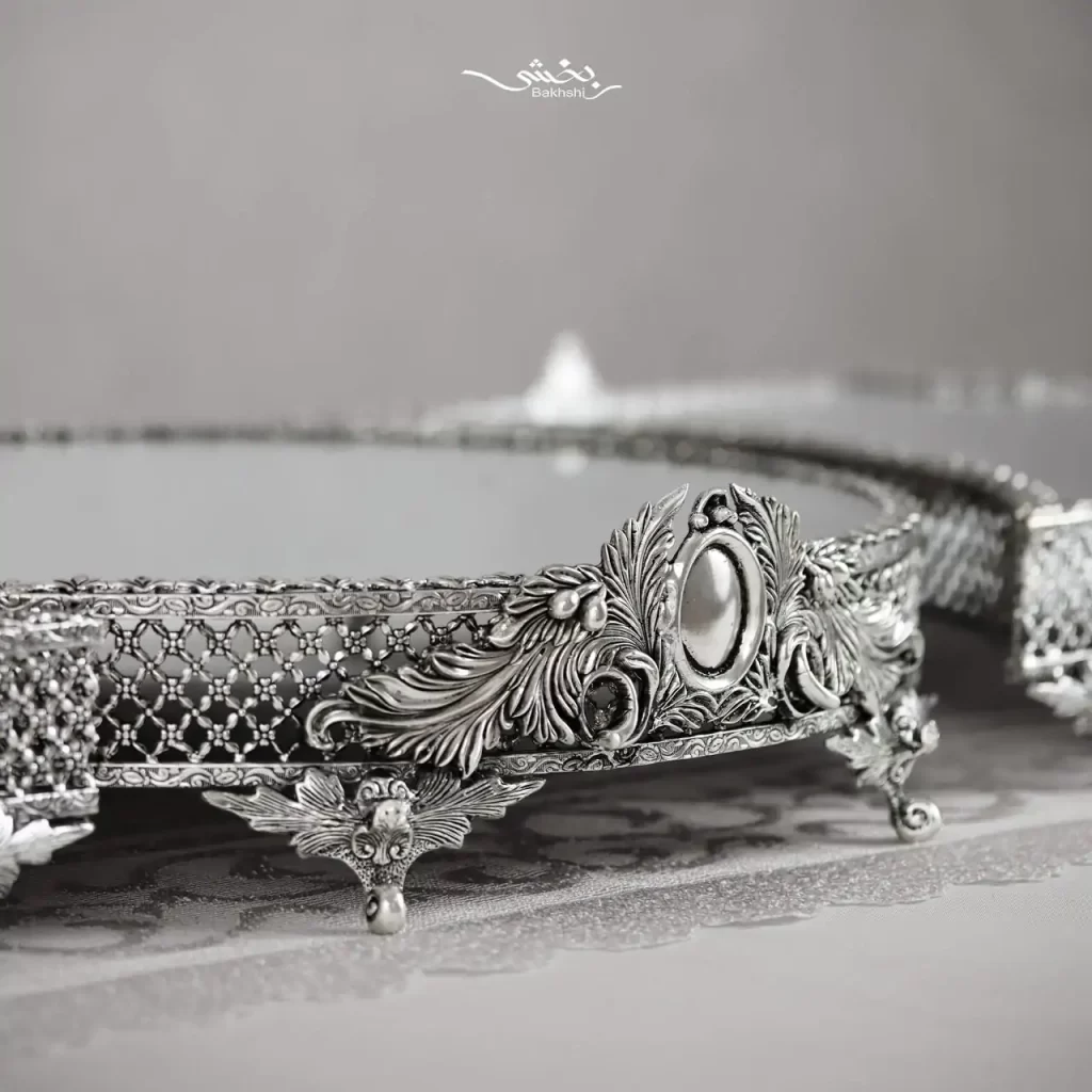 رانر نقره سه تکه مدرن