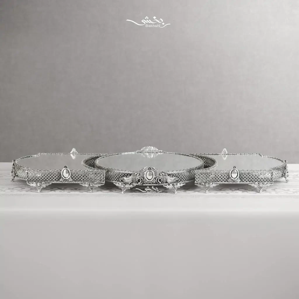 رانر نقره سه تکه مدرن