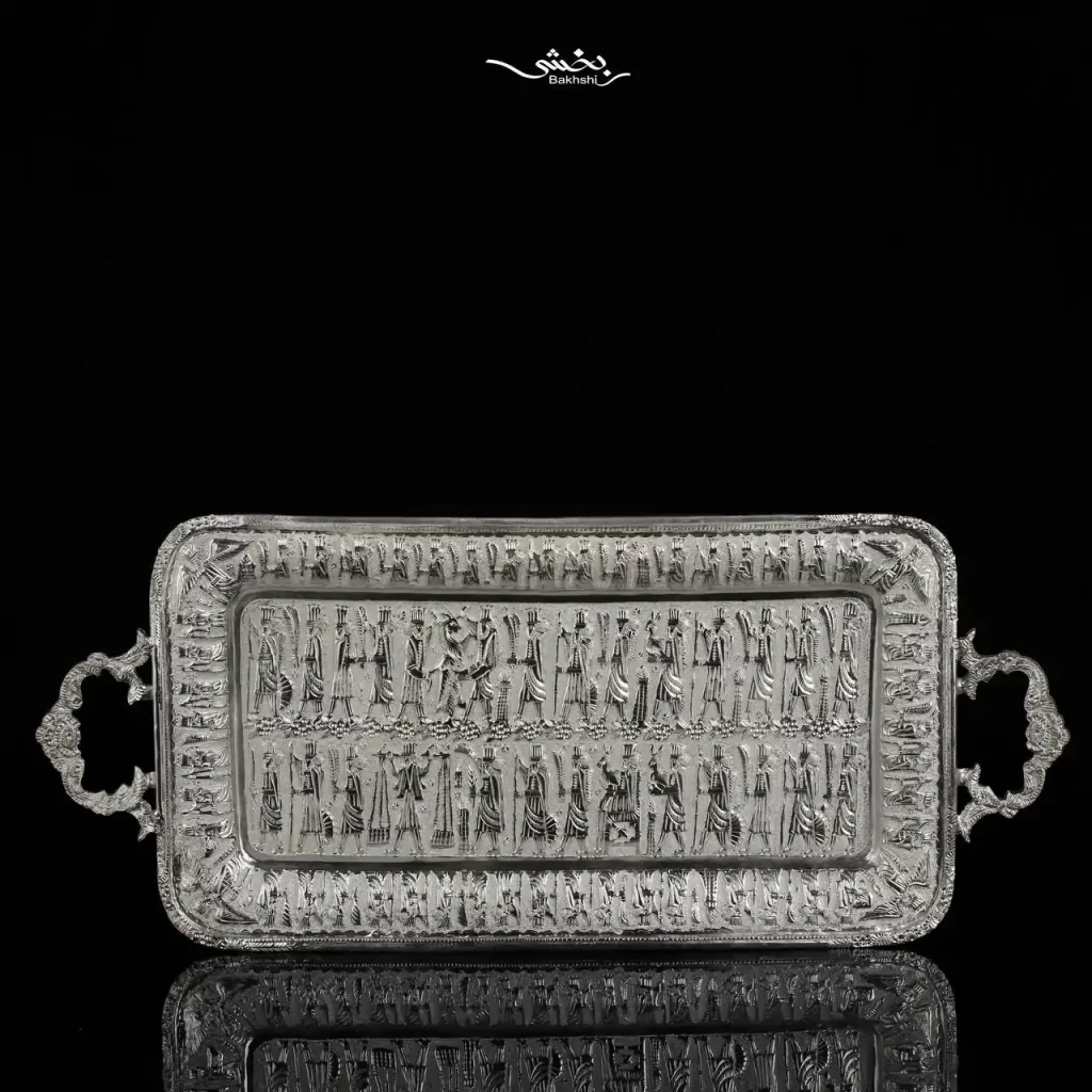 رولت خوری نقره قلم تخت جمشید