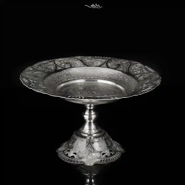 شیرینی خوری نقره قلم تبریز