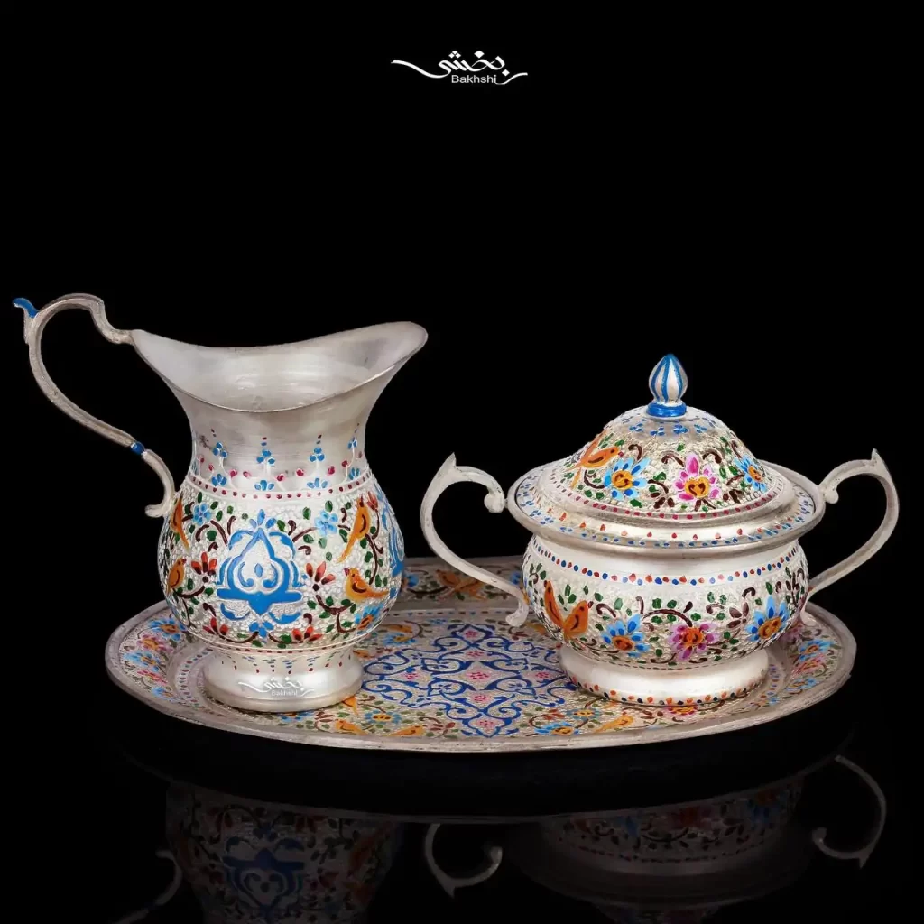 ست چای خوری سه تیکه میناکاری اعلا