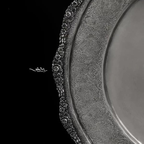 شیرینی خوری گرد ترنج ریزقلم