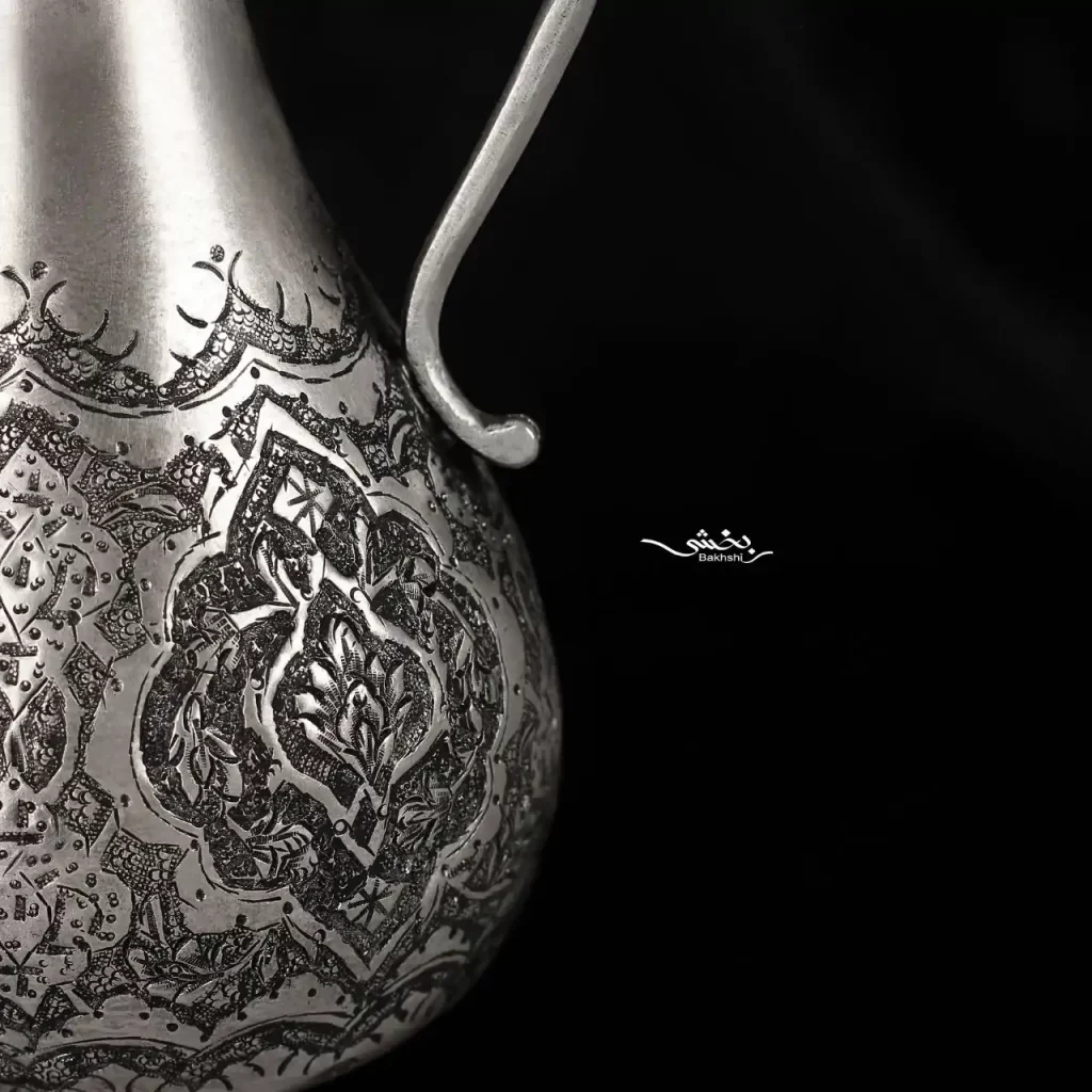 گلاب پاش نقره قلم ترنج