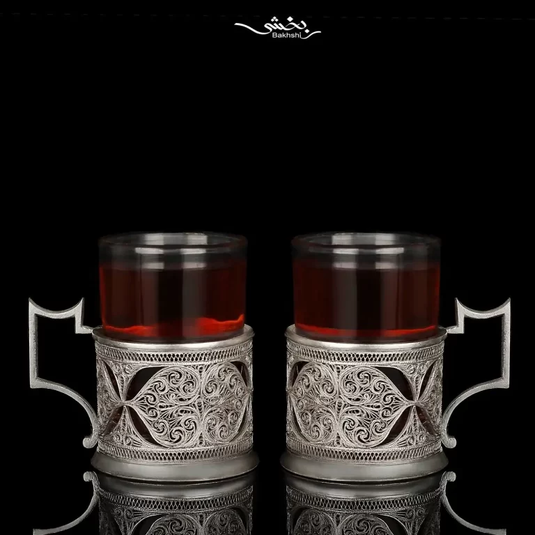 انگاره نقره شش عددی ملیله زنجان