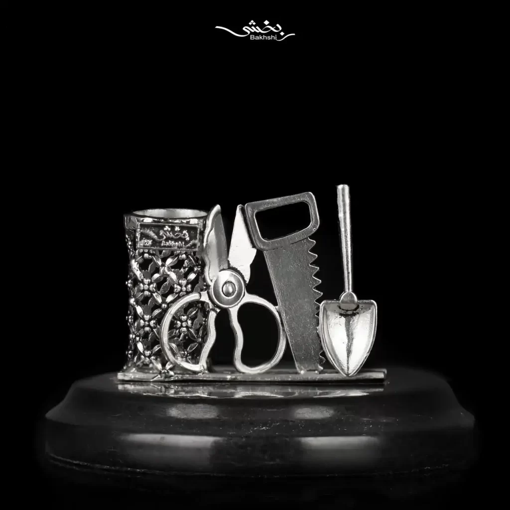 جاقلمی نقره ابزار باغبانی