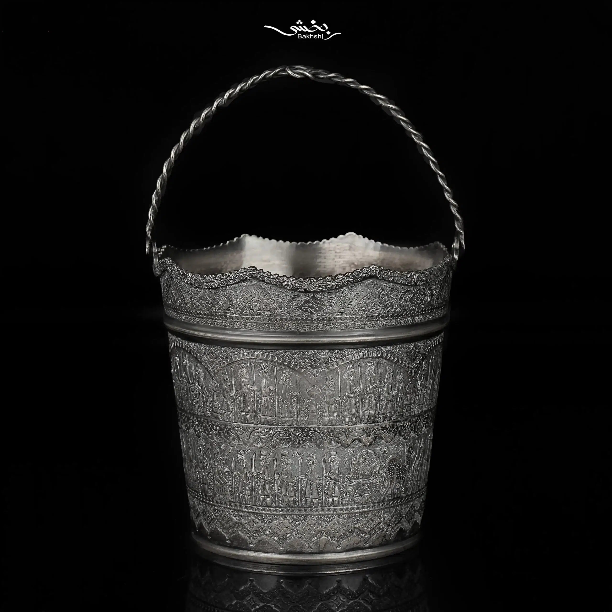 IMG_3569 سطل نقره دسته دار قلم تخت جمشید