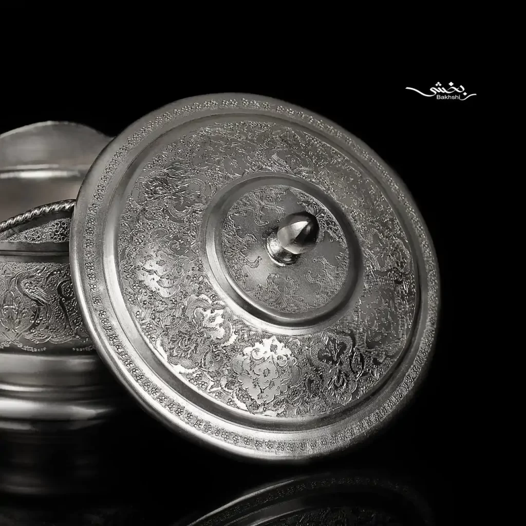 قندان نقره دربدار ترنج