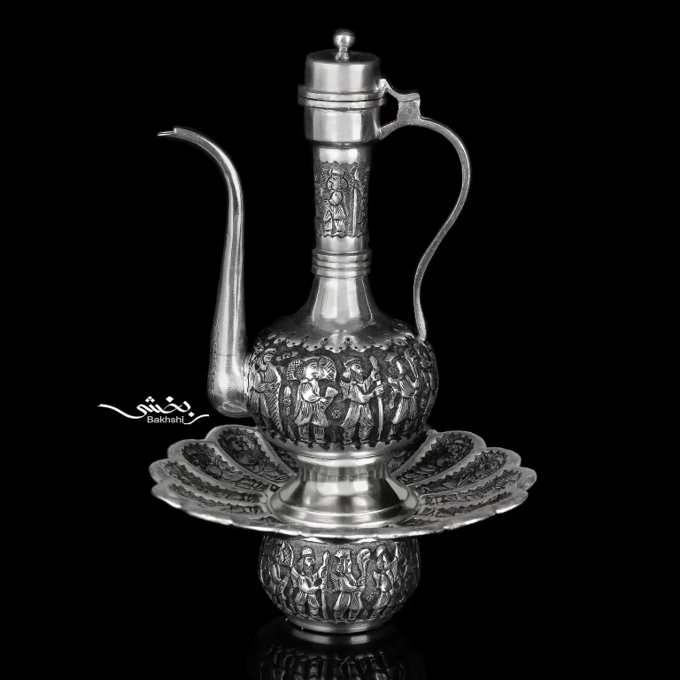 آبدست لگن نقره قلم تخت جمشید درجه یک