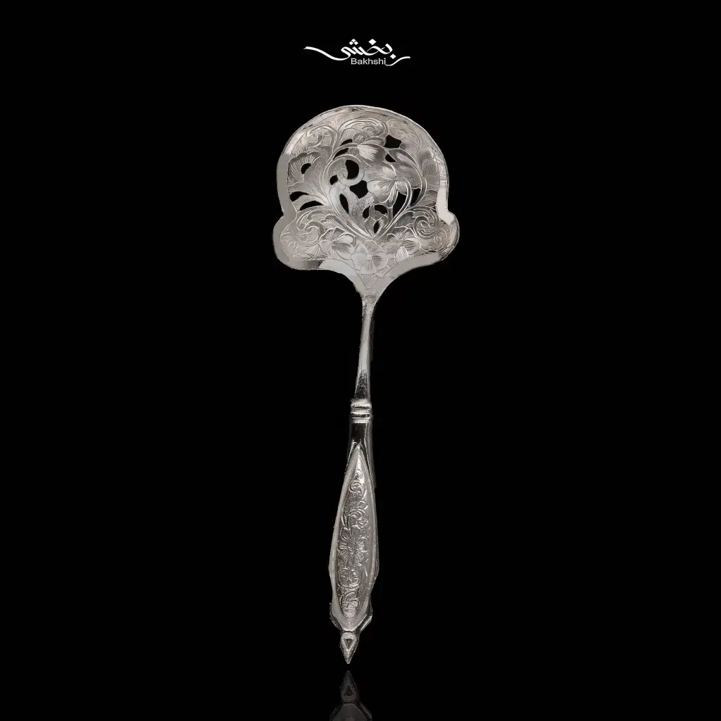 قاشق آجیل نقره قلم تبریز