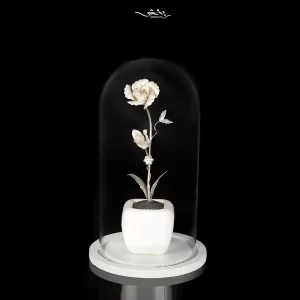 باکس گل رز نقره