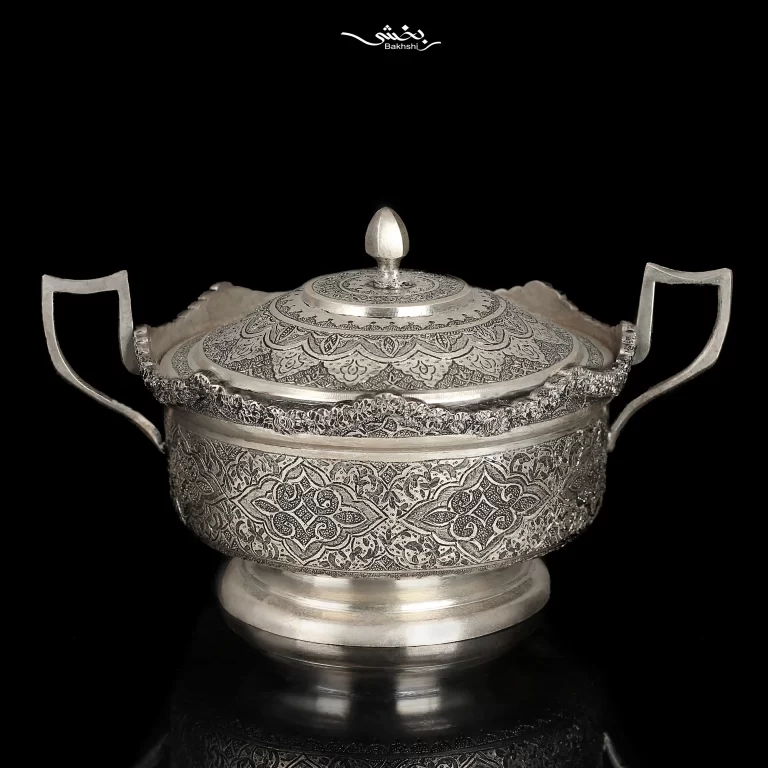 قندان نقره اسلیمی