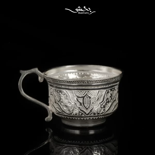 ست فنجان و نعلبکی قهوه خوری قلم اسلیمی