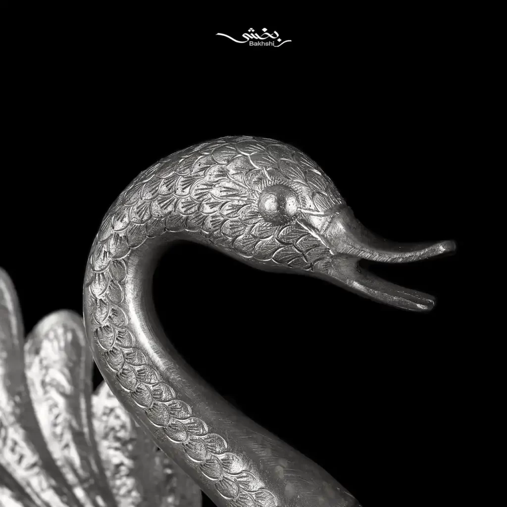 قو نقره مینیاتور بزرگ