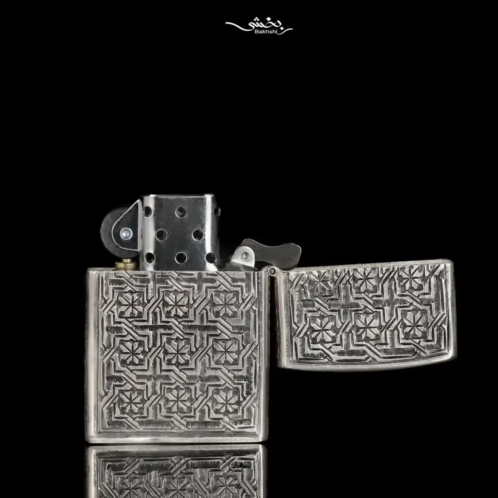 فندک نقره قلم تبریز