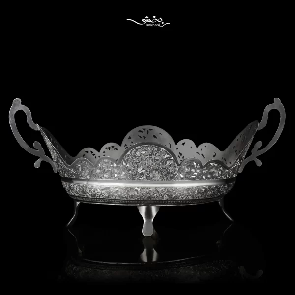 کشکول ژاردنین نقره قلم تبریز