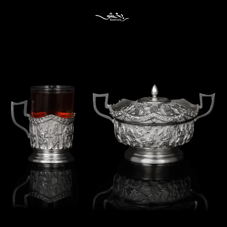 ست انگاره ۶ عددی و قندان قلم تخت جمشید