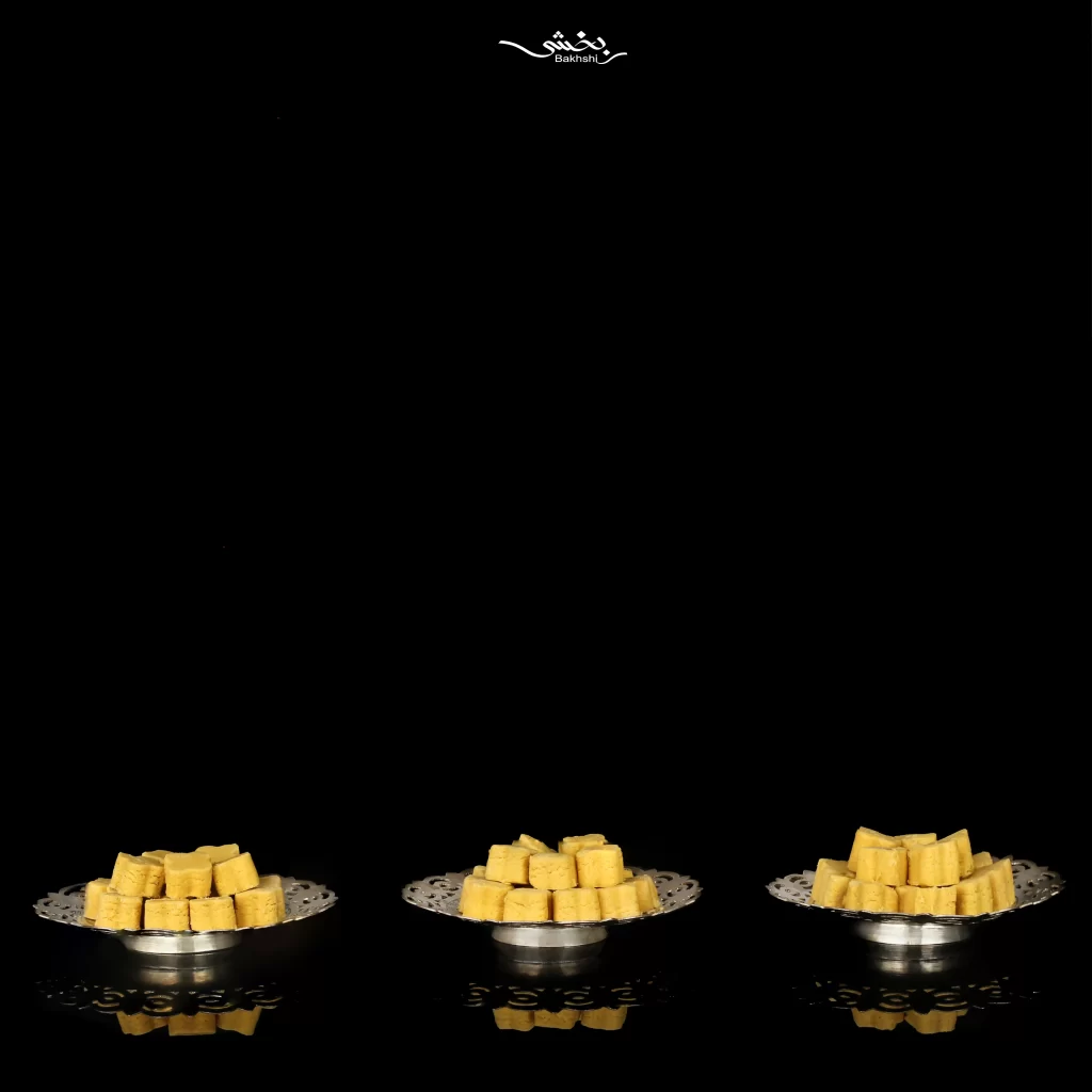 شیرینی خوری نقره 6 عددی ترنج قدیمی