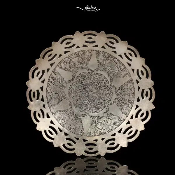 شیرینی خوری نقره 6 عددی ترنج قدیمی