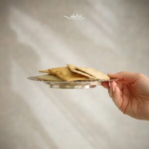 شیرینی خوری نقره 6 عددی قلم تبریز