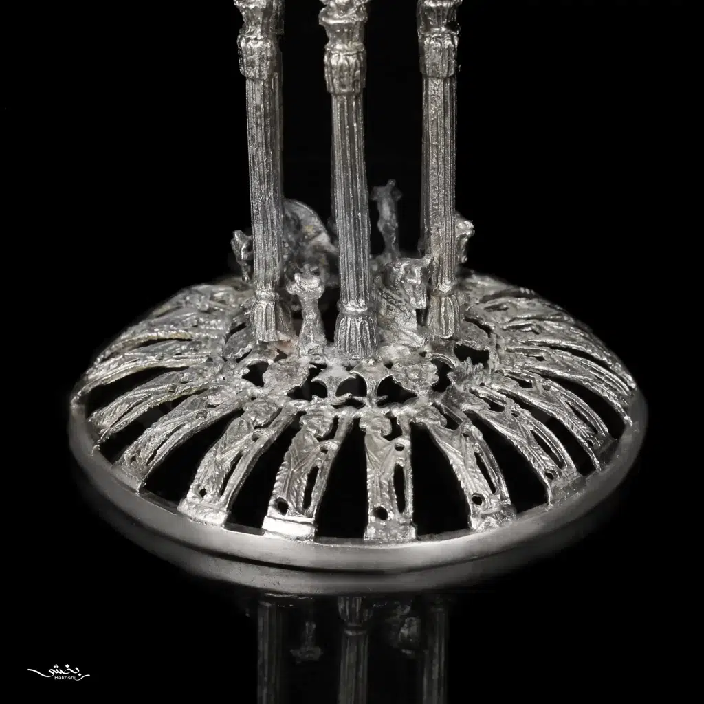 شمعدان نقره قلم تخت جمشید