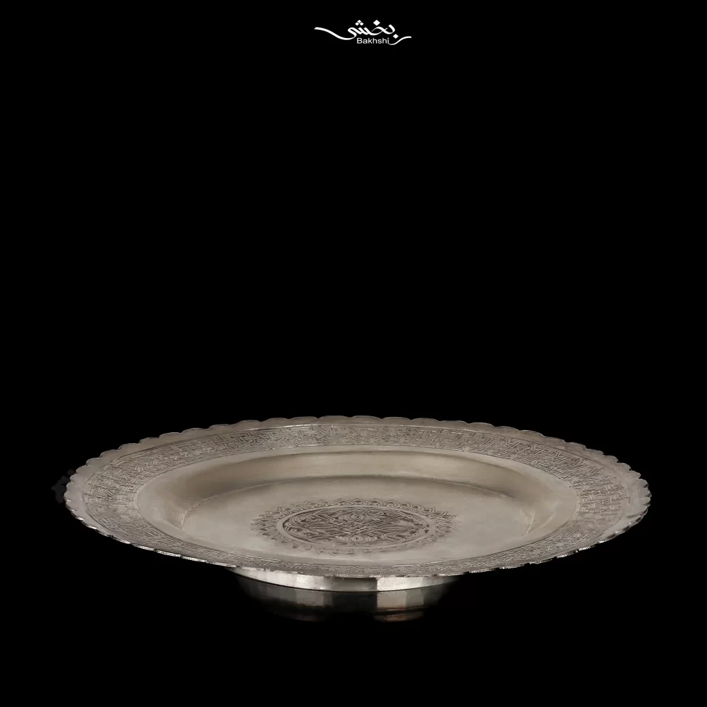 شیرینی خوری نقره 6 عددی قلم تبریز