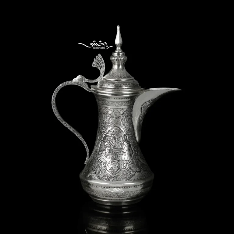 قهوه خوری نقره مینیاتور