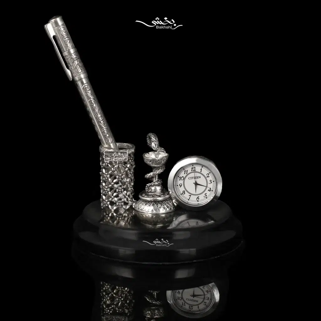 جاقلمی نقره پایه سنگ پزشکی