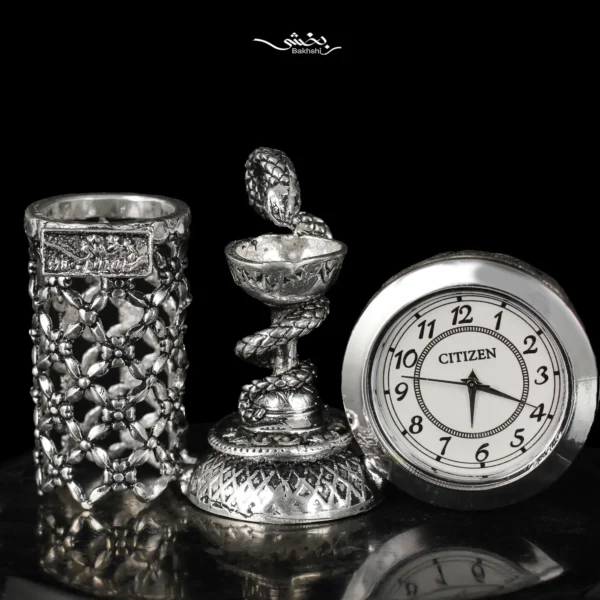 جاقلمی نقره پایه سنگ پزشکی