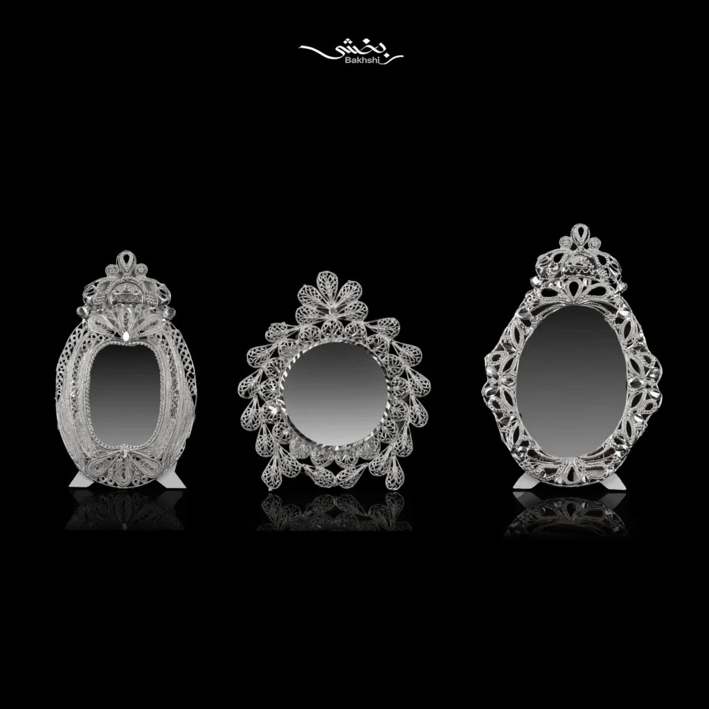 قاب عکس نقره ملیله