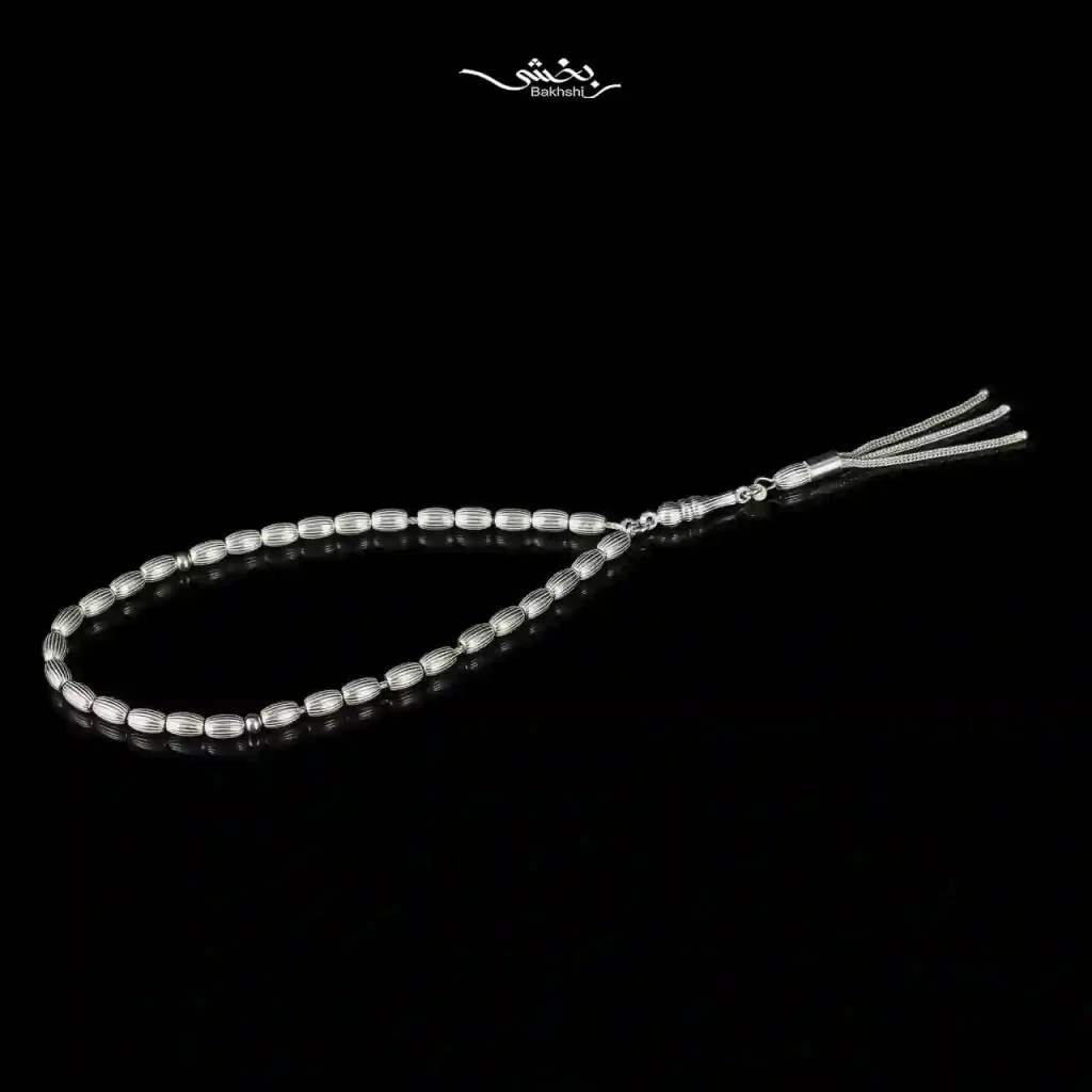 تسبیح نقره کد4