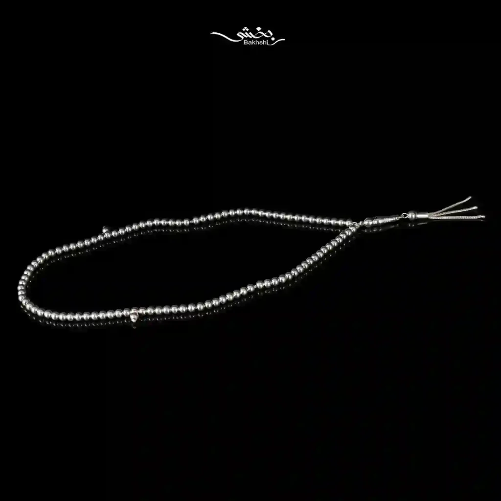 تسبیح نقره کد9