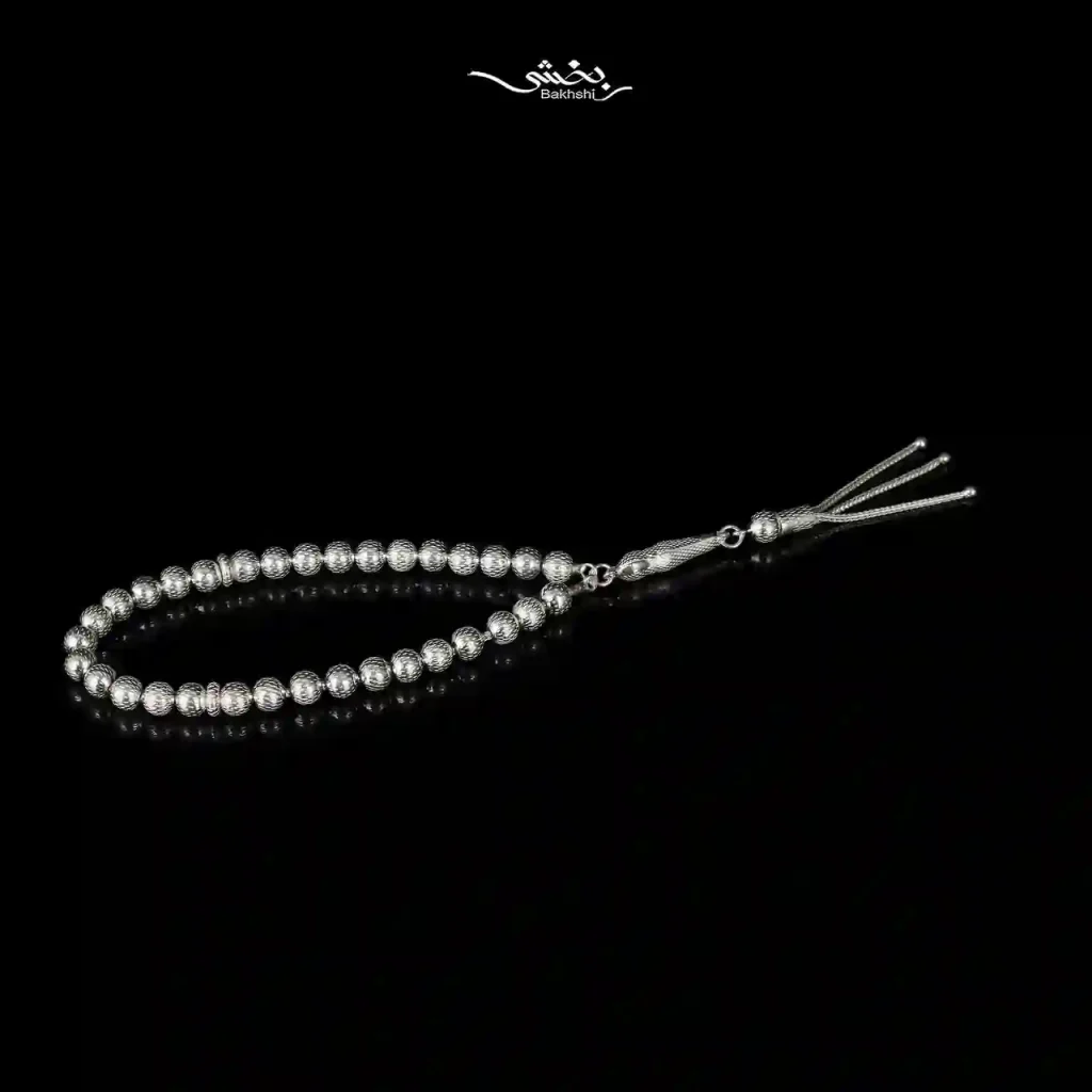 تسبیح نقره کد10