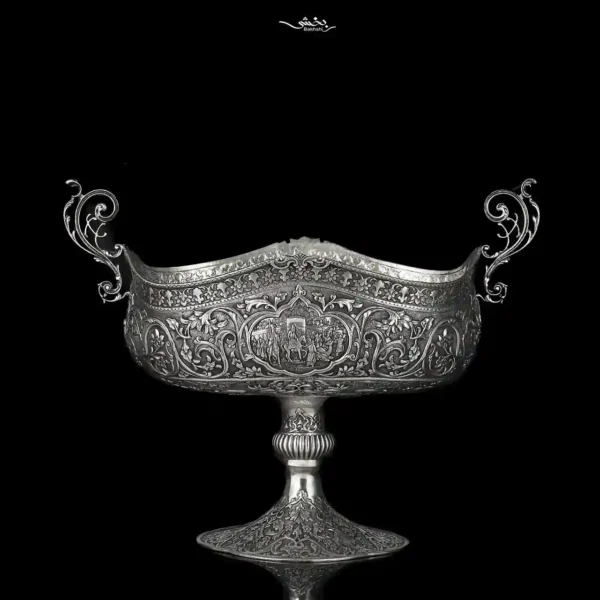 کشکول نقره مینیاتور اعلا