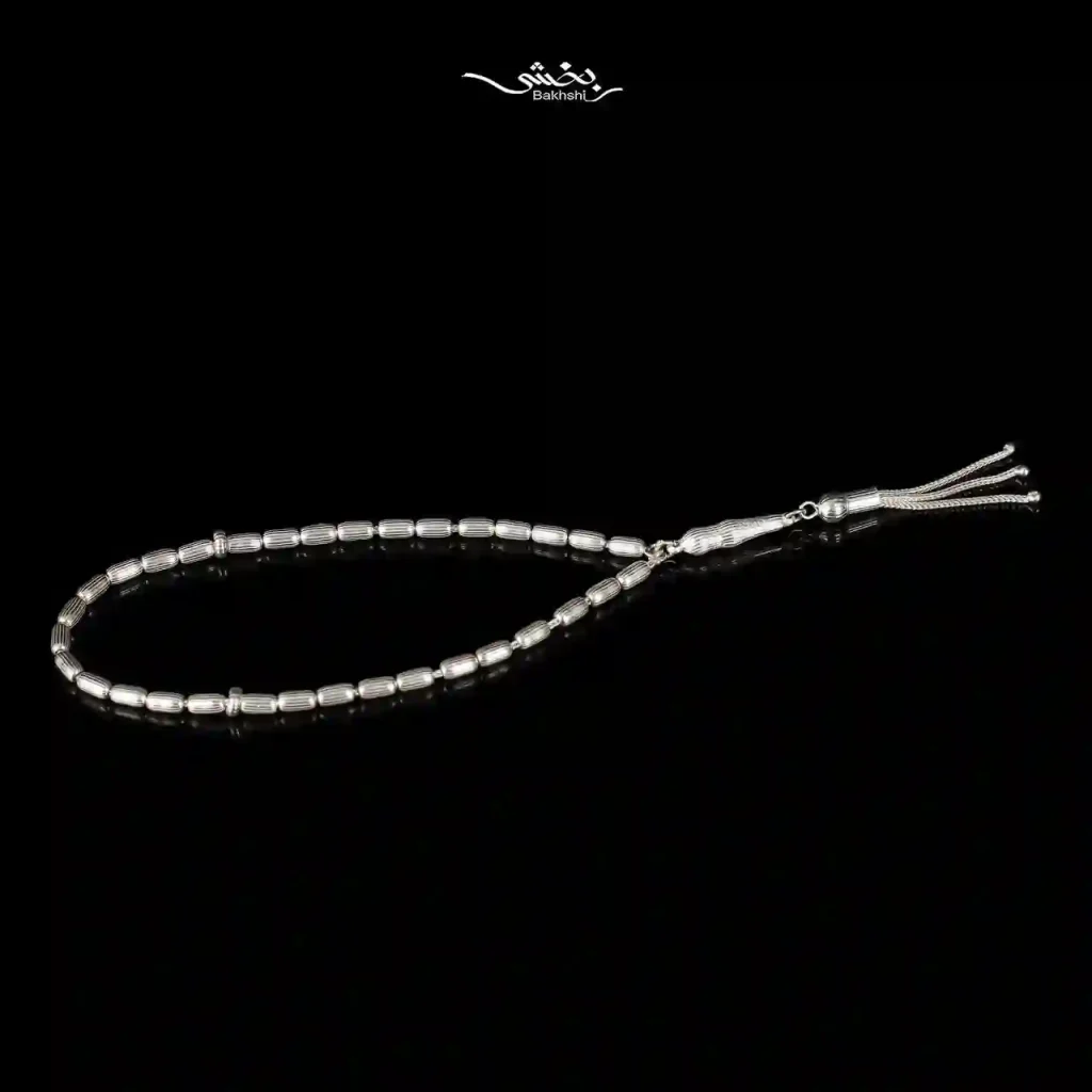 تسبیح نقره کد4