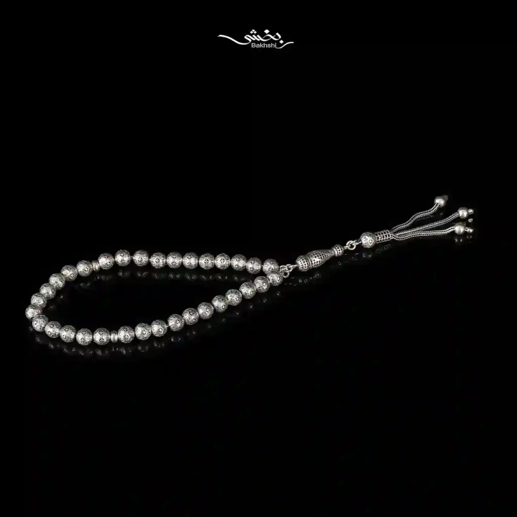تسبیح نقره کد2