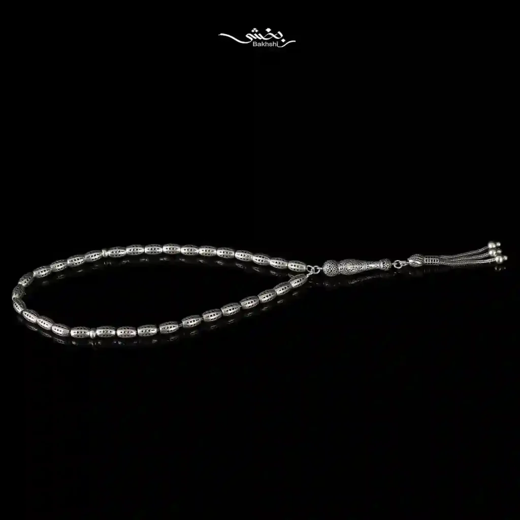 تسبیح نقره کد6
