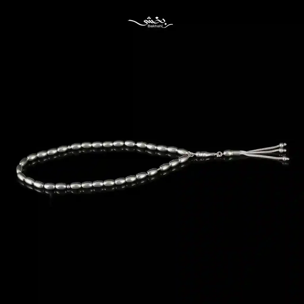 تسبیح نقره کد5
