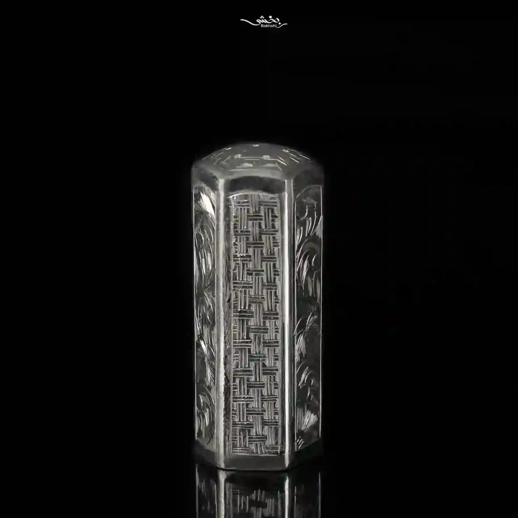 نمکدان نقره شش ضلعی تبریز