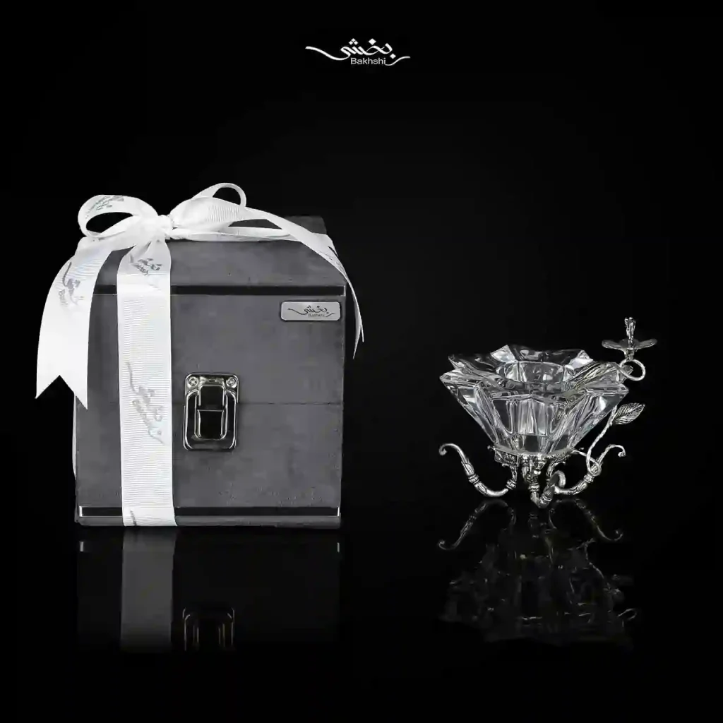 وارمر کریستال نقره ستاره و گل