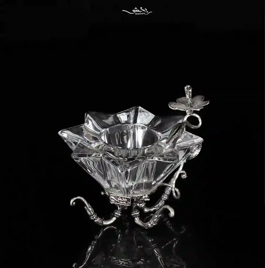 وارمر کریستال نقره ستاره و گل