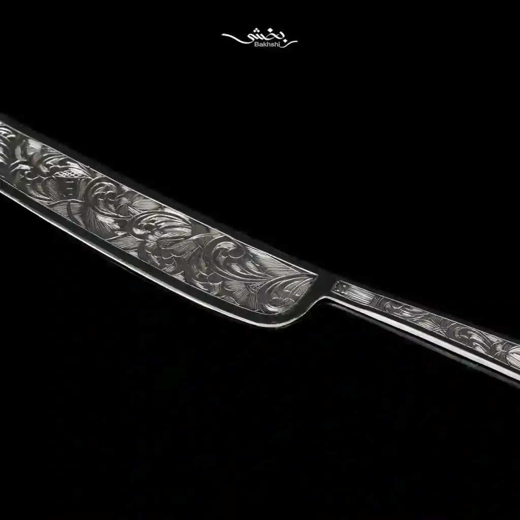 کارد کیک نقره قلم تبریز کد5