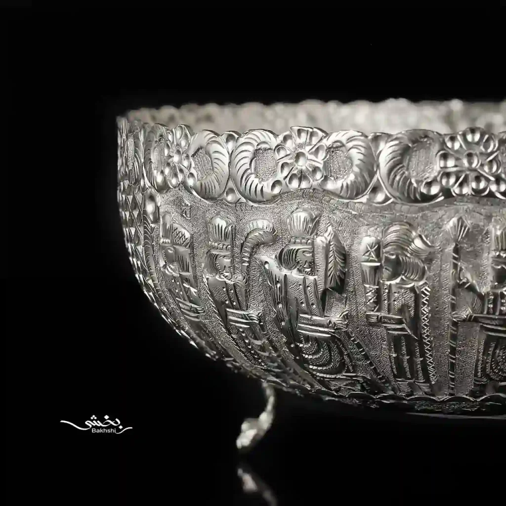پسته خوری نقره قلم تخت جمشید