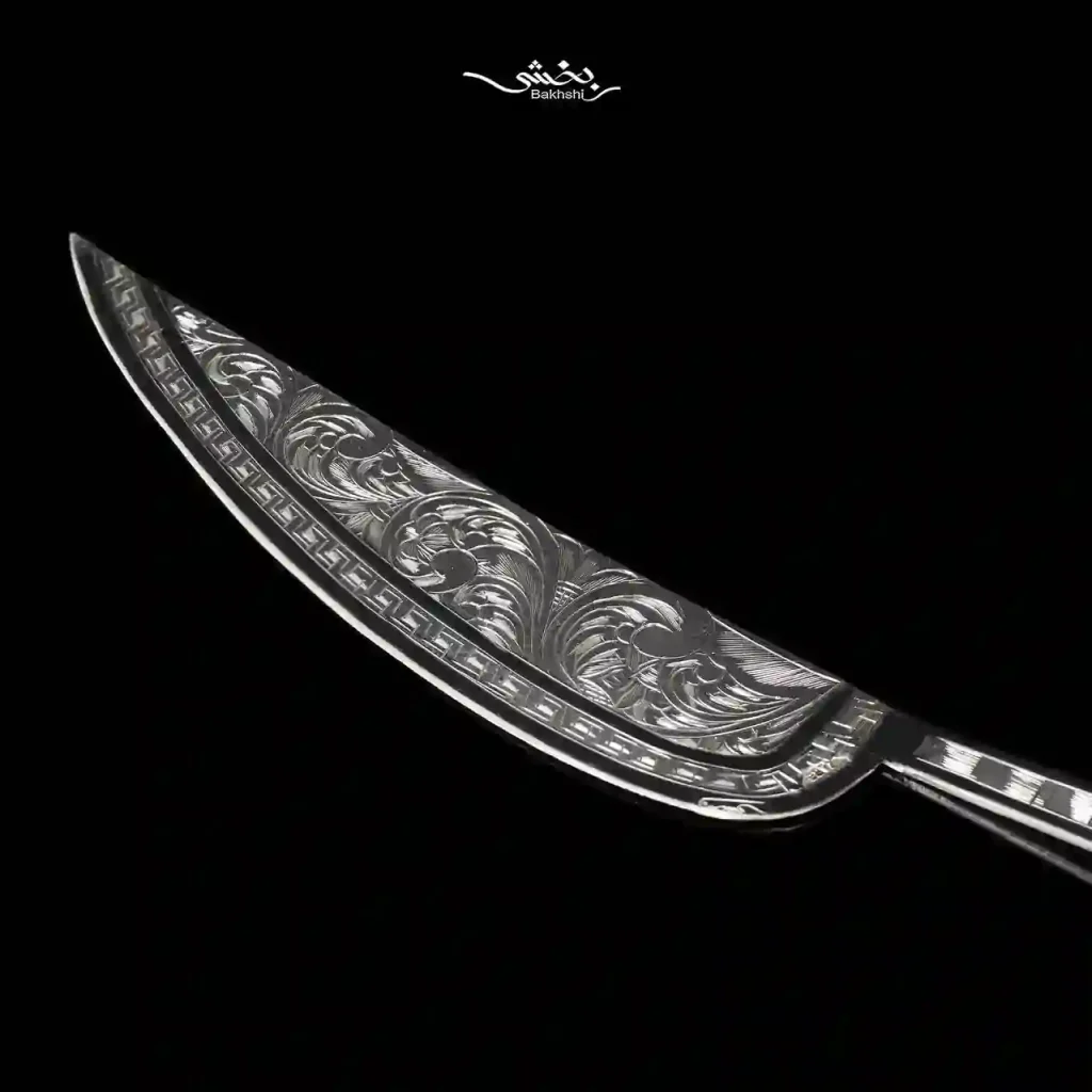 کارد کیک نقره قلم تبریز کد6