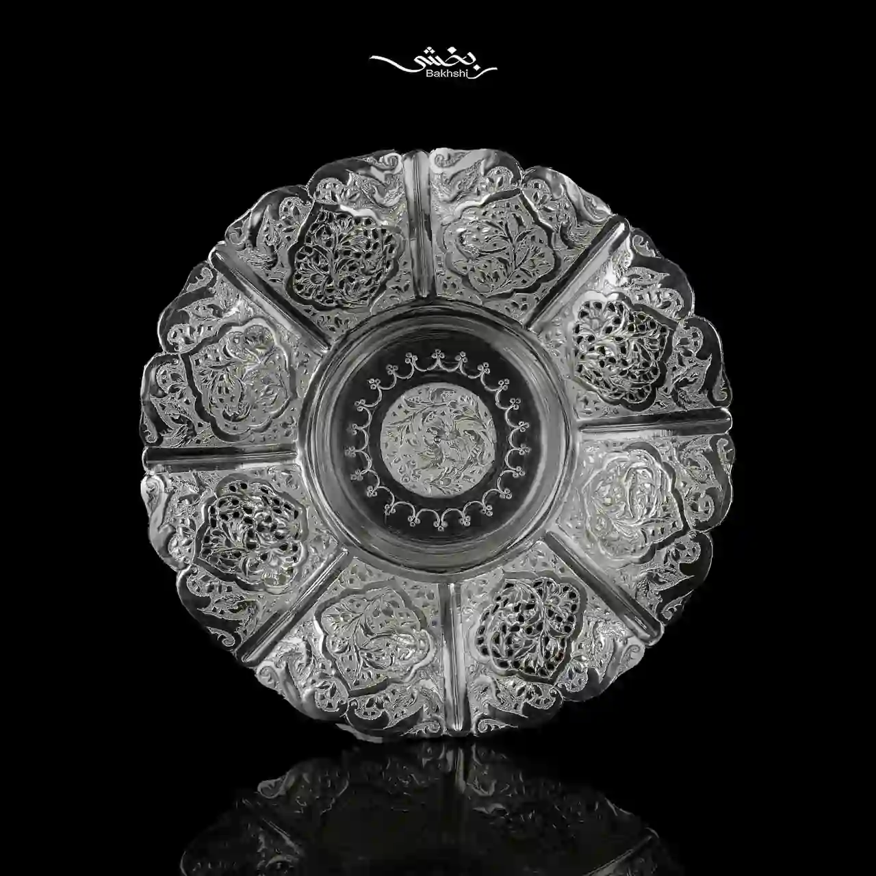 photo_5_2025-10-01_17-20-24 شیرینی خوری نقره پایه دار گل و مرغ