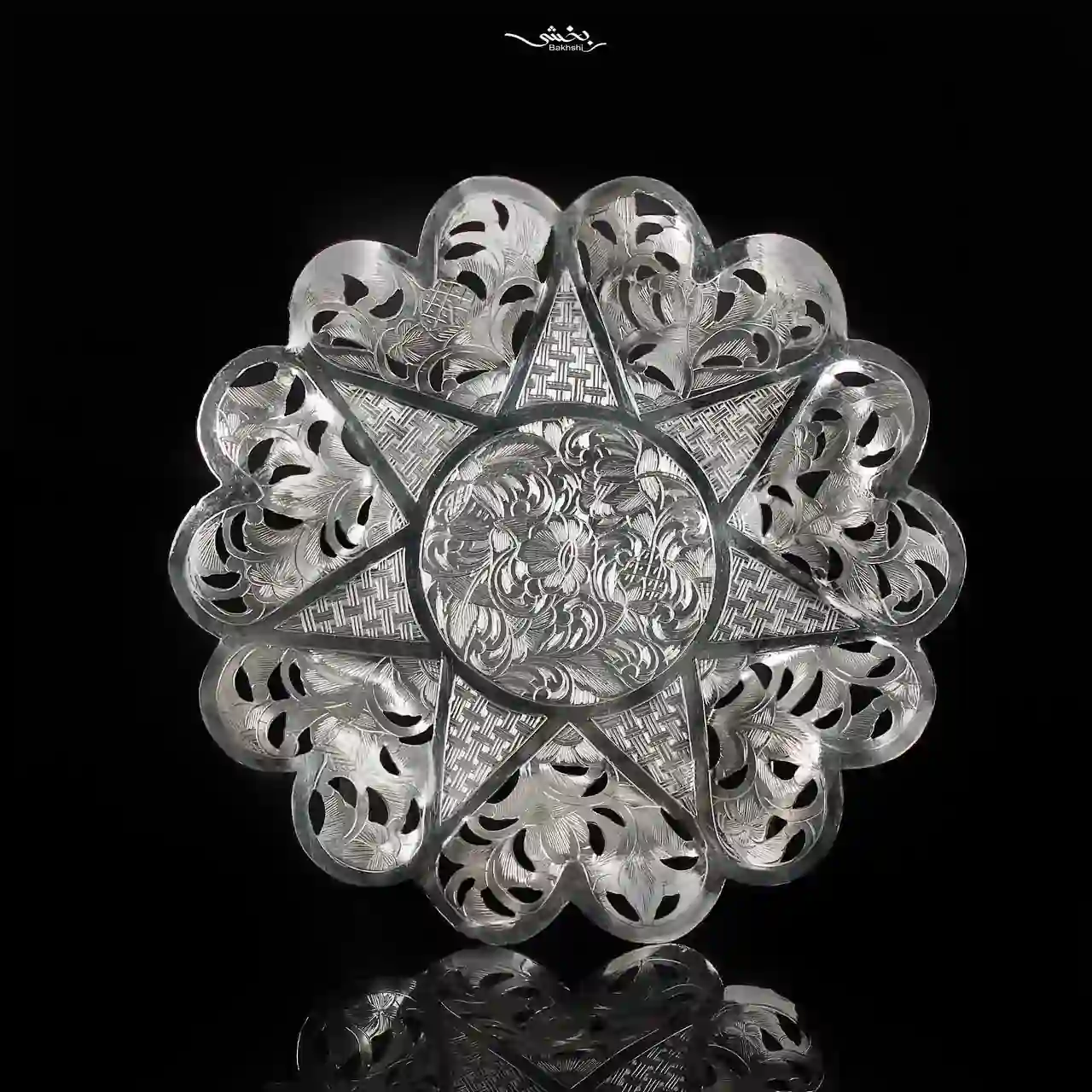 photo_62_2025-10-21_14-48-33 شیرینی خوری نقره گرد قلم تبریز پایه دار