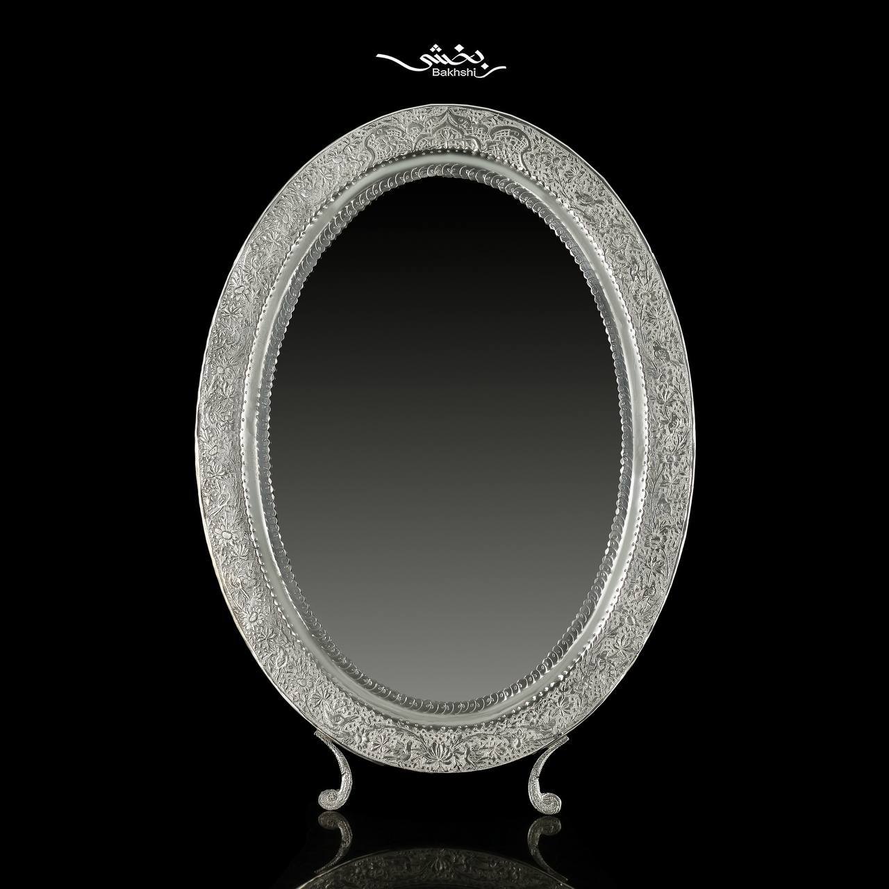 photo_13_2025-11-29_16-45-44 آینه نقره بیضی قلم گل و مرغ