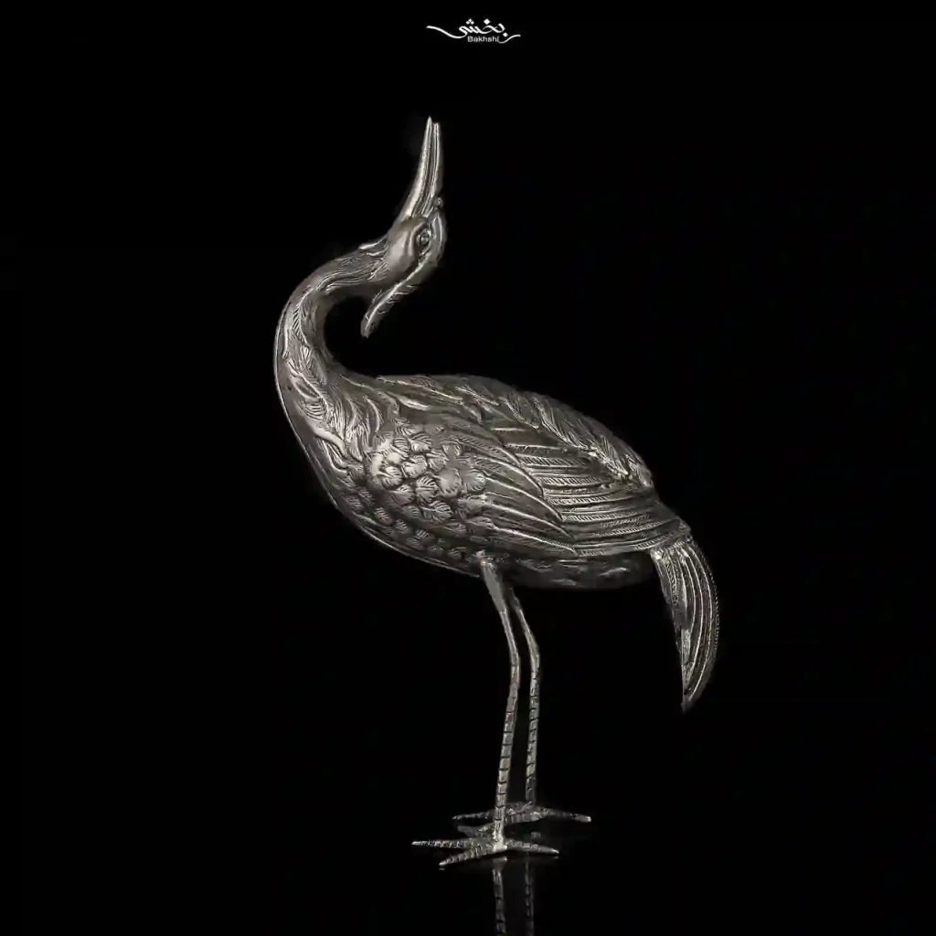 تندیس جفتی درنا نقره