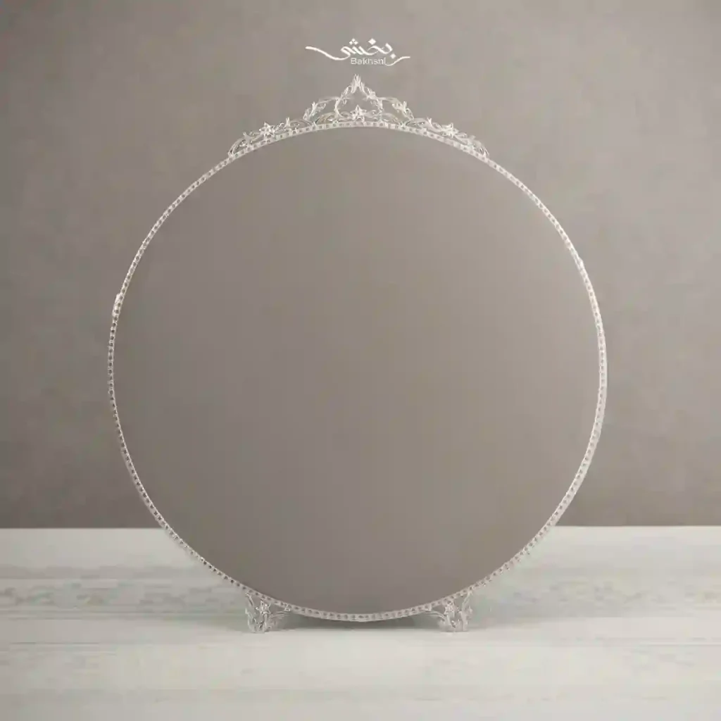 ست آینه تاجدار و شمعدان مدرن