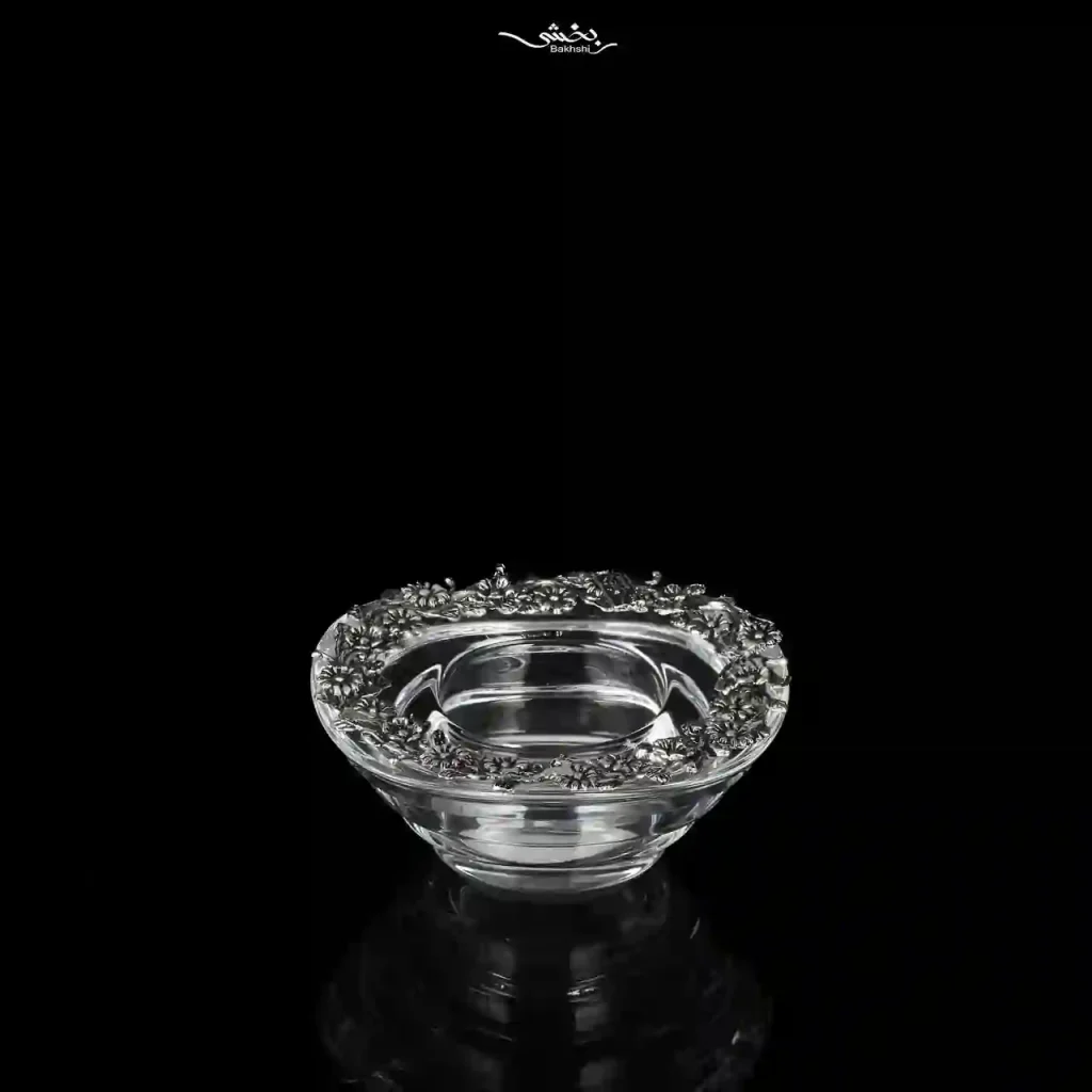 وارمر نقره و کریستال شکوفه